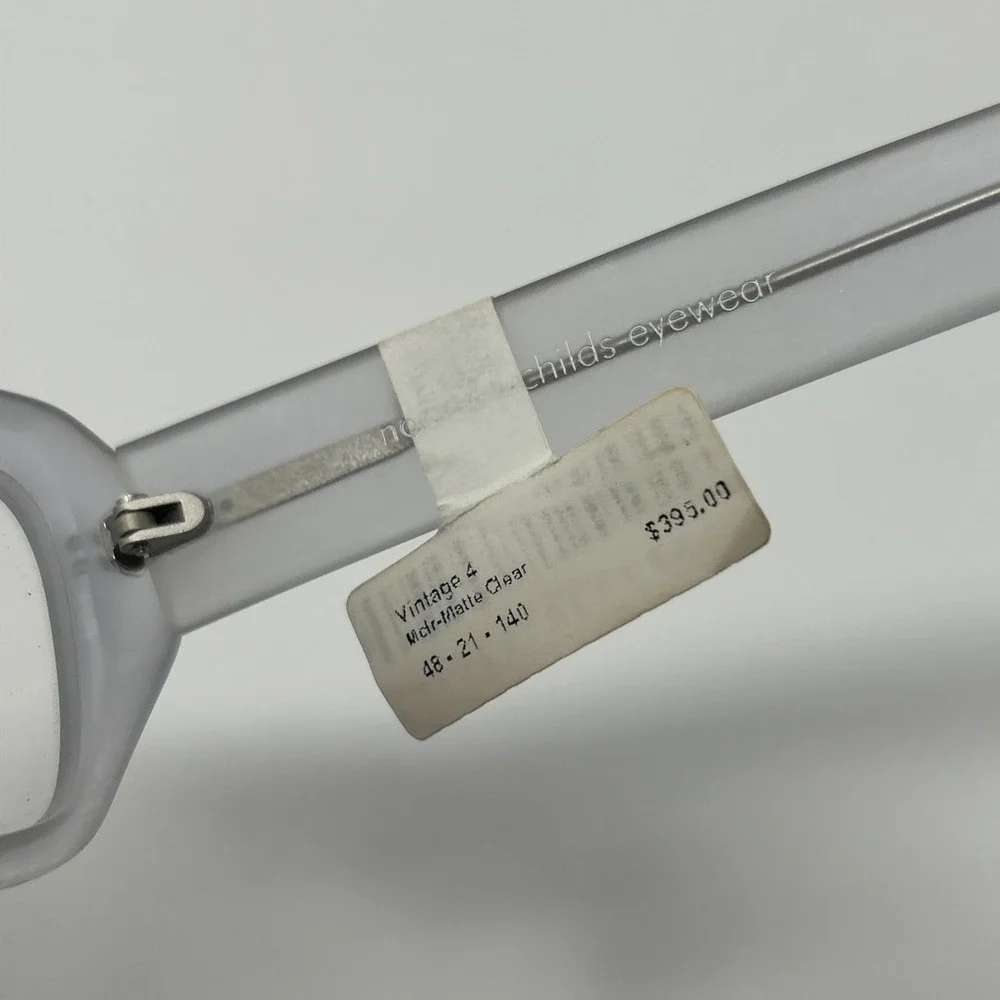 NWT Norman Childs VINTAGE 4 MATTE Eyeglass 48-21-140 Unisex Kid Frames